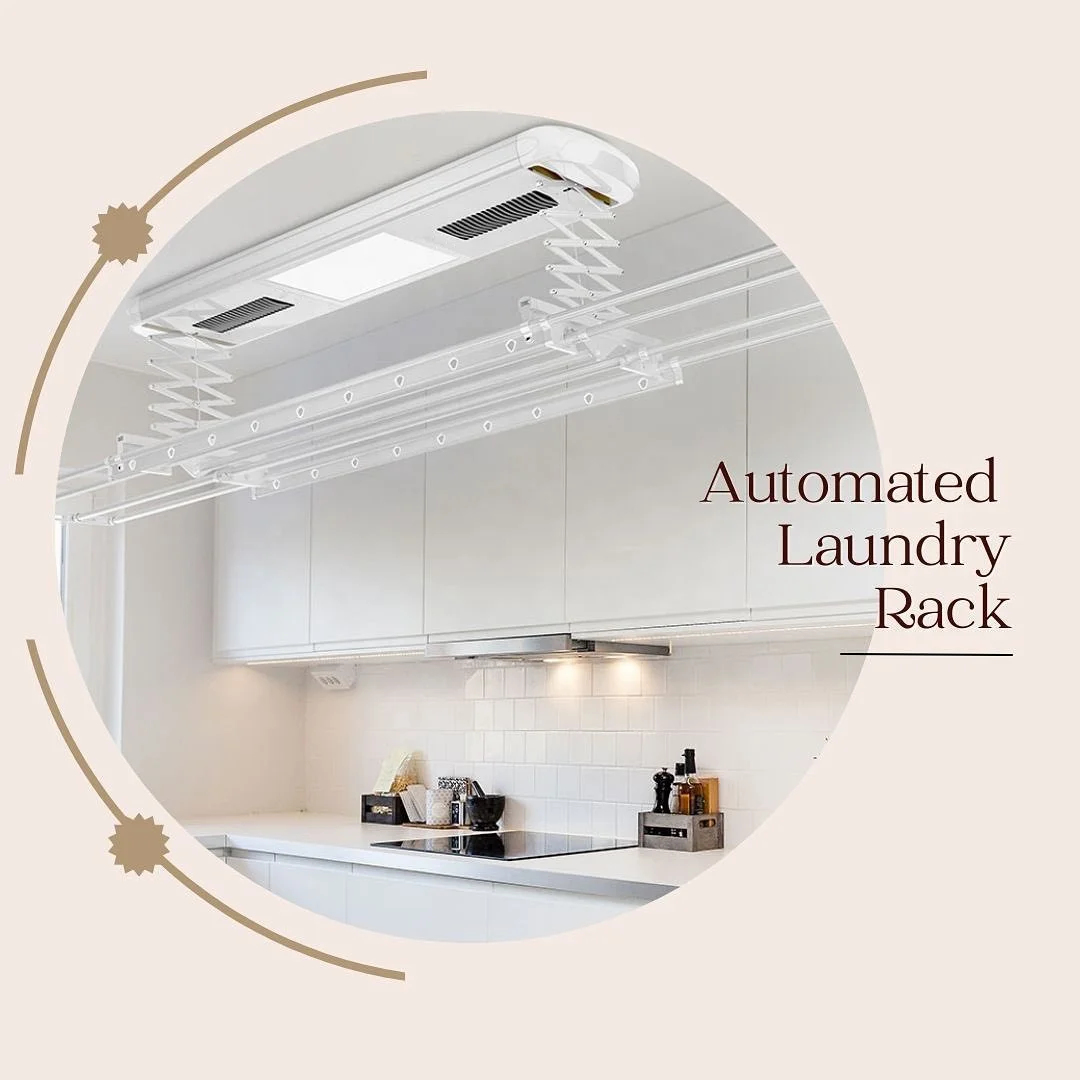 Small Wall Mounted Cloth Dryer Auto Lift Electric Drying Heated Clothes Dryer For Smart Laundry Supplies