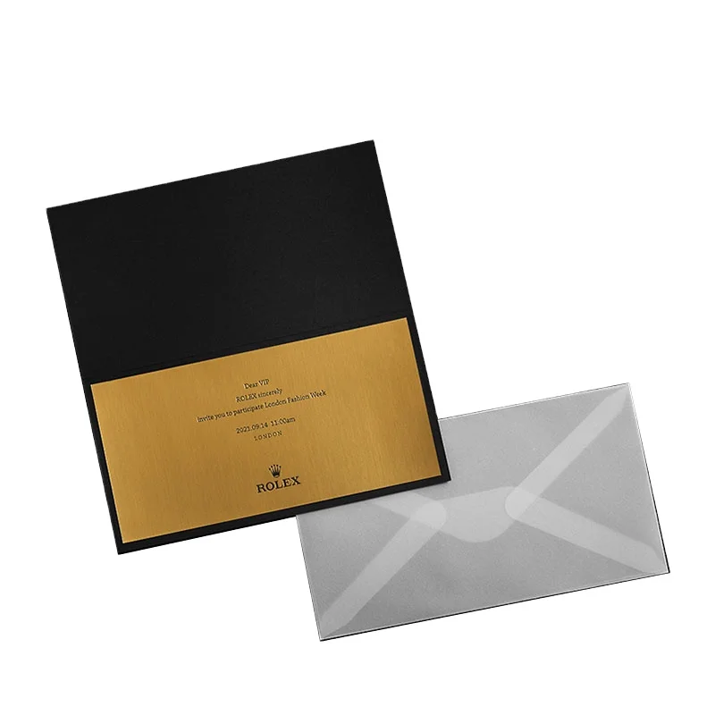 Business invitation conference paper card opening event invitation letter