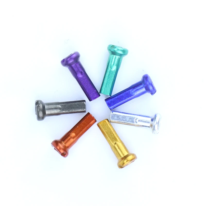 Алюминиевого сплава дорожный велосипед вертикальную стойку раму поворотную ось горного велосипед Байк, способный преодолевать Броды красочные спица колеса велосипеда шапки спицы соски для велосипеда спицы