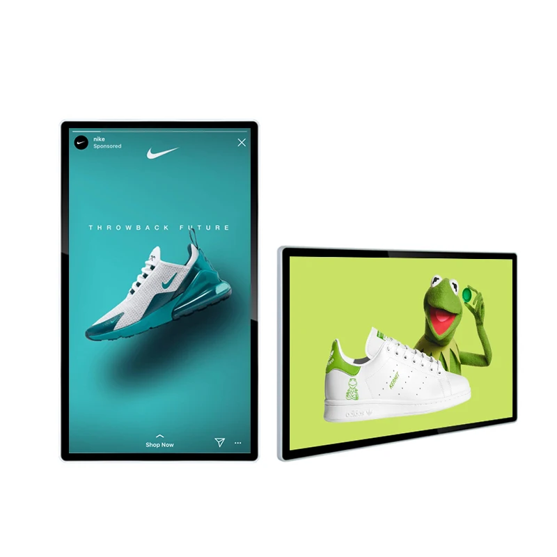 Фабричная поставка 32 дюймовый ЖК телевизор дисплей настенное крепление рекламный плеер