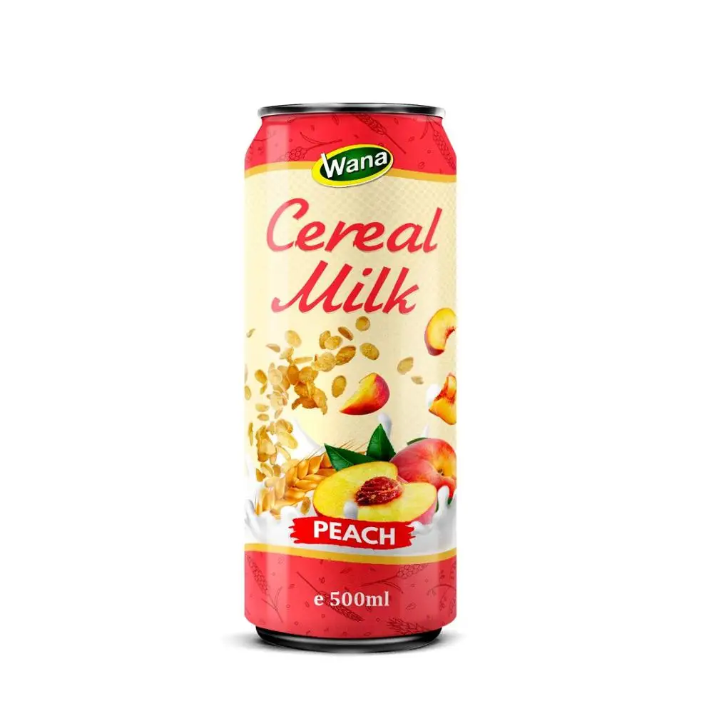 OEM PRIVATE LABEL Cereal Milk Drink mixed with Peach in 500ml  from Viet Nam