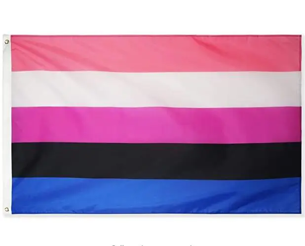 Hot sales cheap price Genderfluid Rainbow peace LGBT gay pride flags