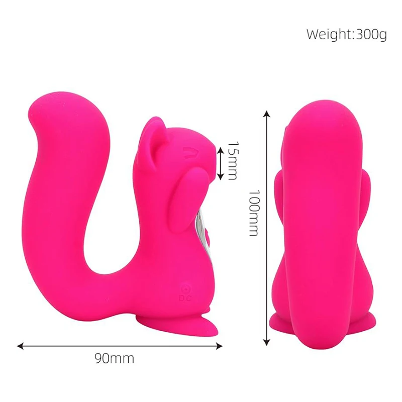 Wireless Mini Animal Shaped Vibrating Massager Adult Female Oral Sex Toys for Women Squirrel Sucking Vibrators