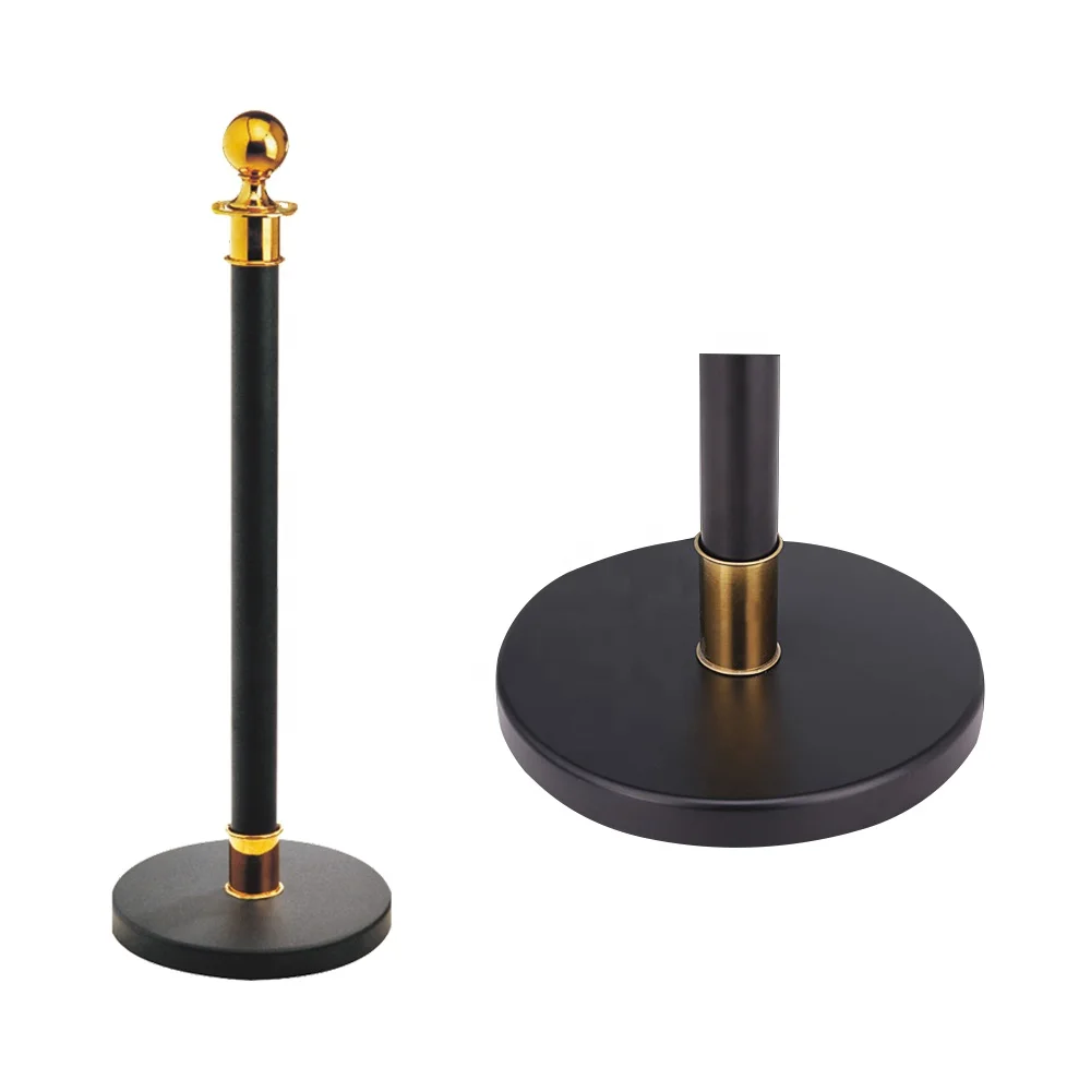 High Grade Steel Queuing Retractable Belt Powder Coating Queue Stanchion Control Barrier