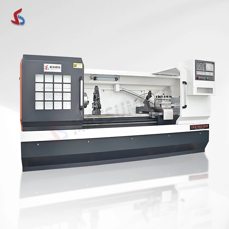 Stock CK6150 Metal sheet metal heavy duty lathe automatic high quality CNC lathe