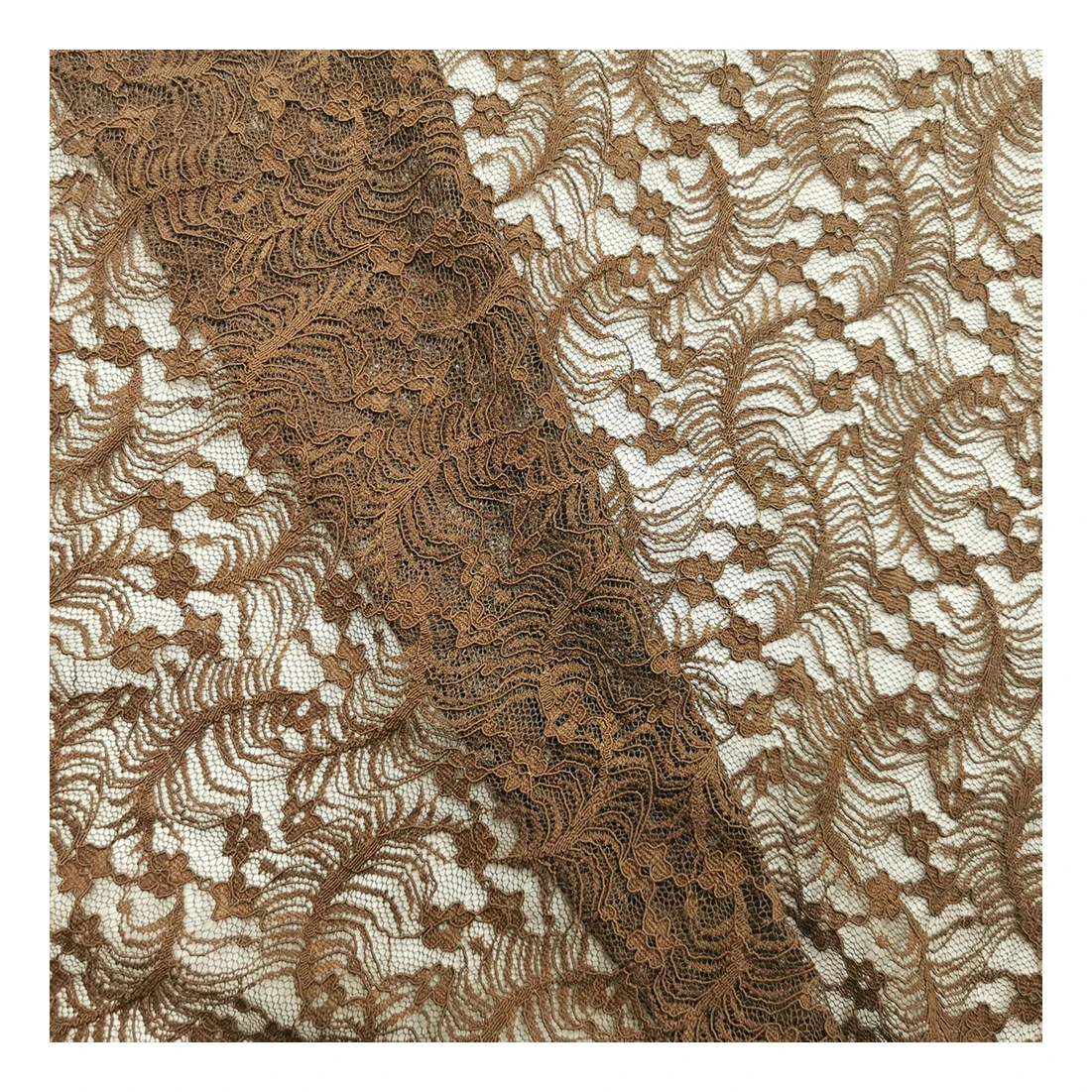 Newest Design Bridal Nylon Spandex Lace  Embroidery Luxury Lace Fabric