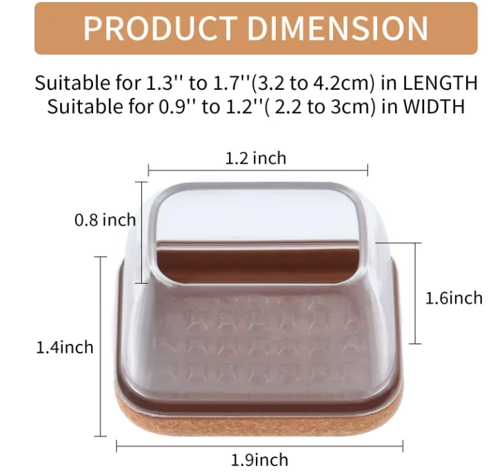 Chair Leg Floor Protectors Silicone Covers Rubber Furniture Sliders Silicone Furniture Legs Caps Covers