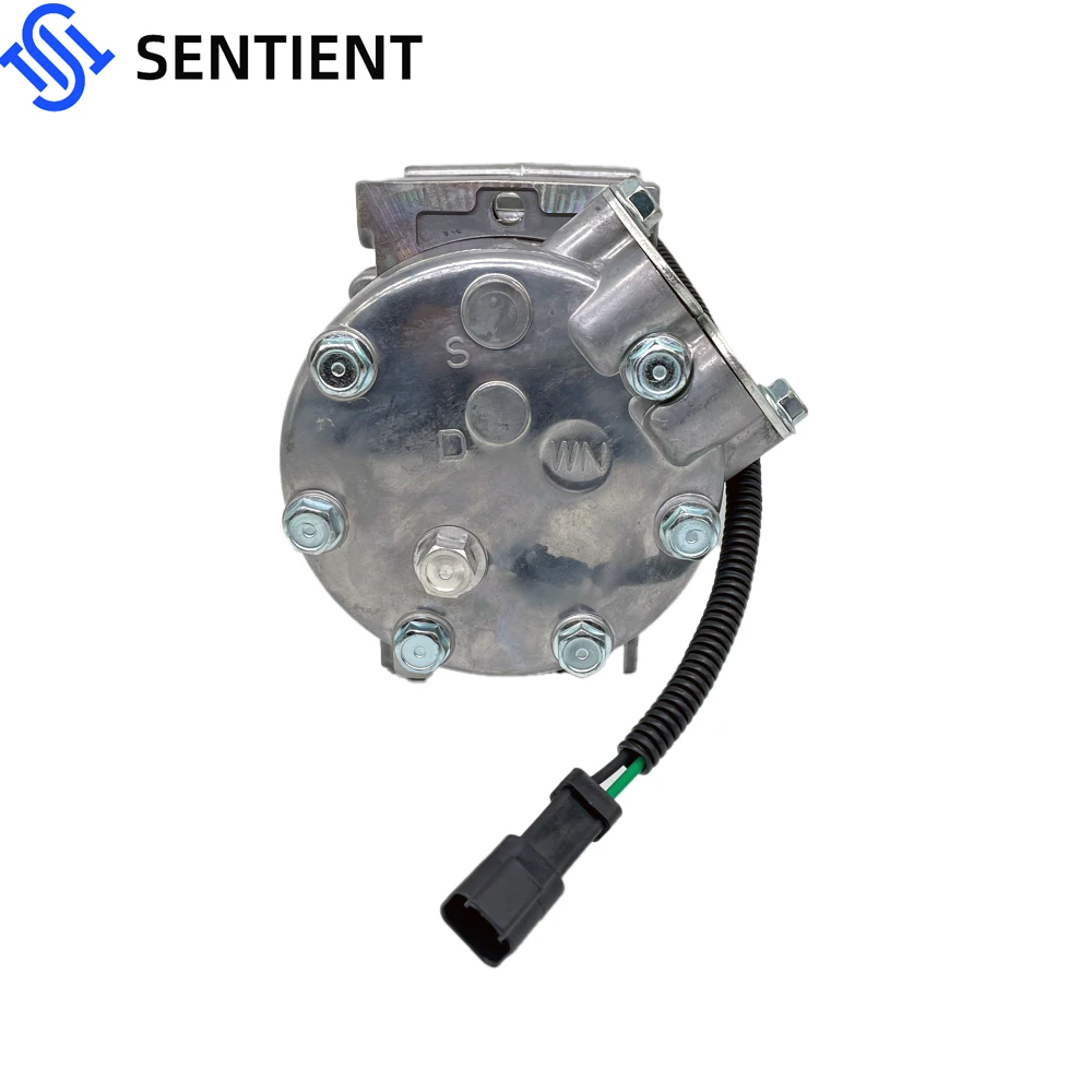 7H15 24V 12PK A/C compressor for caterpillar 323D/323B 372-9295/3729295/SD-6095 Gas compressor air conditioning compressor