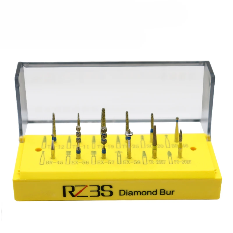 New fashion dental diamond burs best quality dental diamond burs Metal dental diamond burs
