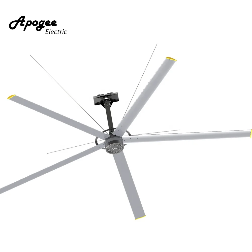Apogee 8ft 12ft 16ft 24ft hvls ceiling fan big ass fan for commercial