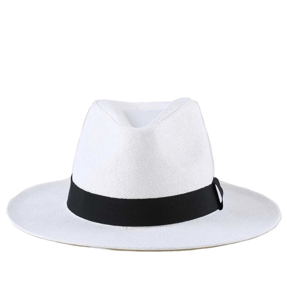 Male White Panama Straw Hat China Wholesale Man Hats Panama Hat