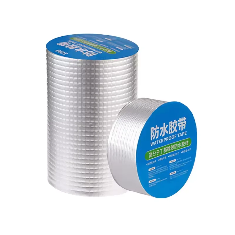 Self-adhesive Butyl Waterproof Tape Housing Leak-proof Tape Sliver Masking for Roof High Quality Strong Aluminium Foil Acrylic
