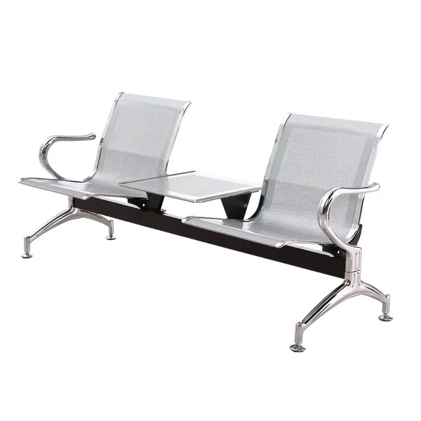 Customized Hospital clinic airport waiting lounge bank 3-seater waiting room gang seating chair