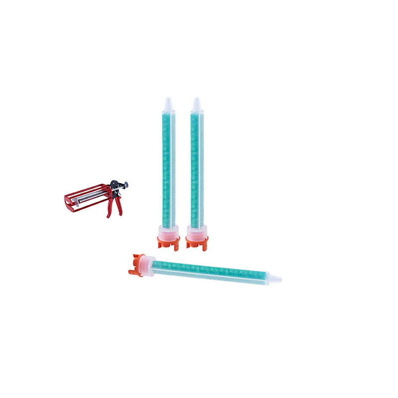 KONGDER 250&490ml counter caulking glue gun Static mixer Manual glue gun tip Household tool Quick cure glue gun mixing tube