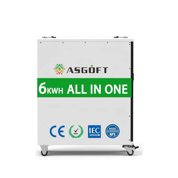 Asgoft 3kw 6kwh 25.6v 235ah All In One Portable Home Storage Battery Residential  Energy Renewable Off-grid Solar battery