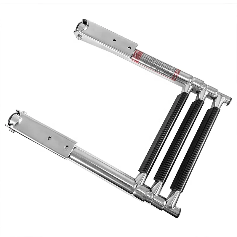 Marine Stainless Steel  3 steps 316 stainless steel boat Platform  Ladder Boarding Swim Step