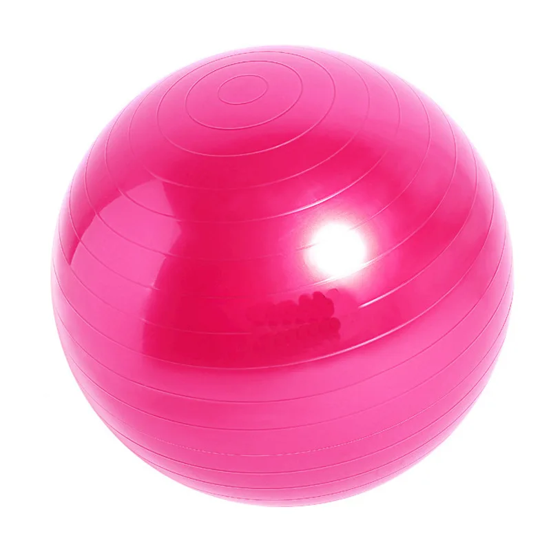 Hot Sale Home Gym Thickened Anti-Burst Yoga Balance Ball Inflatable Exercise Ball 55cm 65cm 75cm PVC Yoga Ball