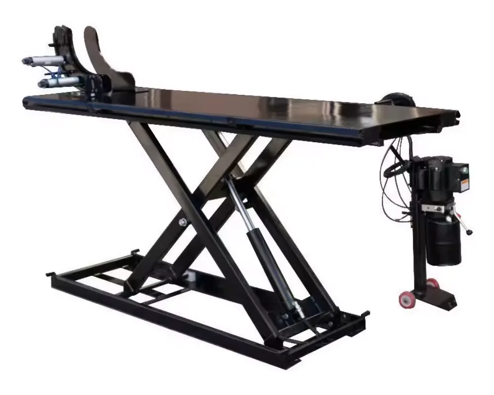 CE approved portable double cylinder motorcycle lift scissor lifters for motorcycle portable hydraulic lifts