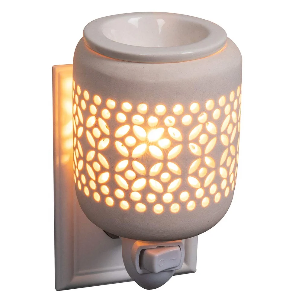 Decorative Candle Wax Melt Warmer Electric Aroma Oil Lamp Wax Warmer Plug In Wax Burner for Home