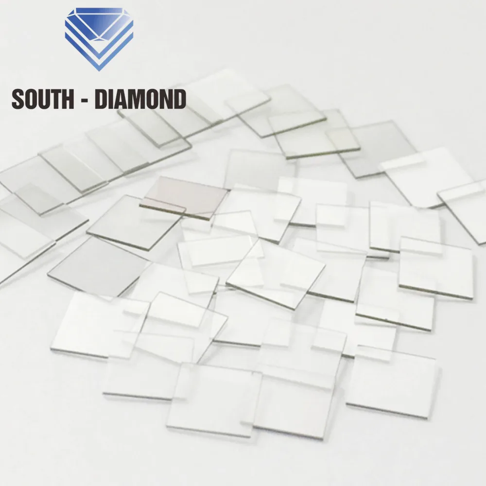 Промышленный лабораторный алмаз 10*10*0,5 мм CVD-алмаз семян камня 10 мм для роста кристаллов