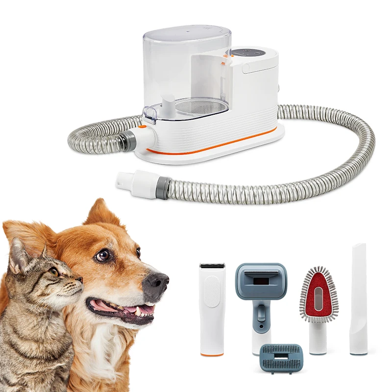 Pet Vacuum Cleaner Electric Cleaning Dog And Cat Hair Fur Grooming Brush Kit