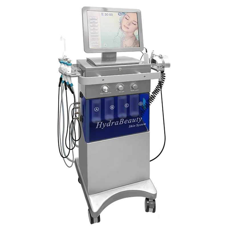 2022 Newest Hidrofacials Machine 9 in 1Oxygen Multifunction exfoliators dermabrasion skin rejuvenation