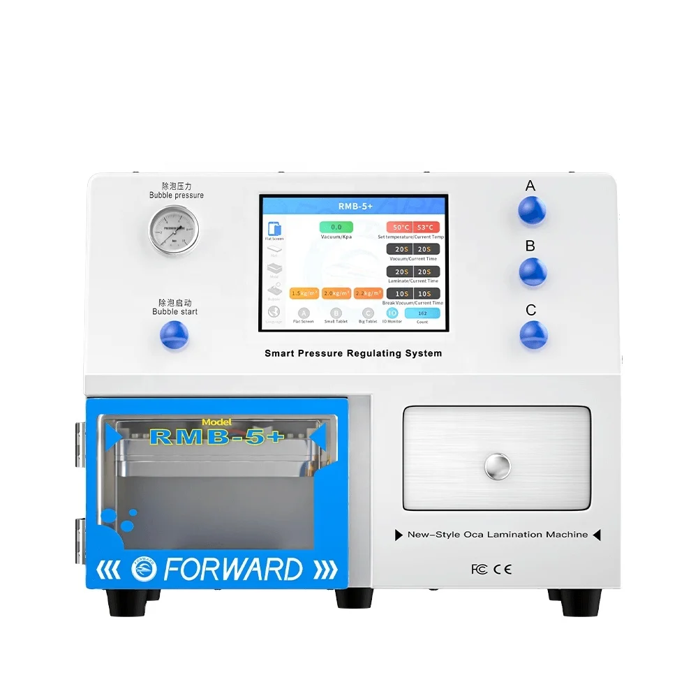 FORWARD New RMB-5+ Laminating Machine Automatic LCD OCA Bubble Removal Machine Smart Pressure Regulating Mobile Screen Refurbish