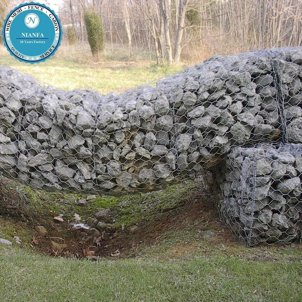 China suppliers Guangzhou factory garden customized size welded pvc coated galfan cheap price gabion box