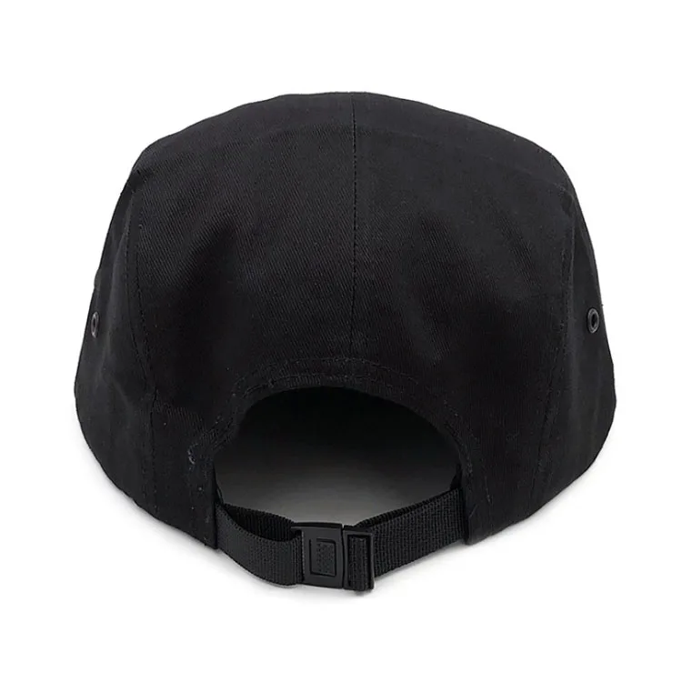 Hot Selling Custom 5 Panel Hats Biker Cap Snapback Hats Blank Solid Color Flat Brim Cap