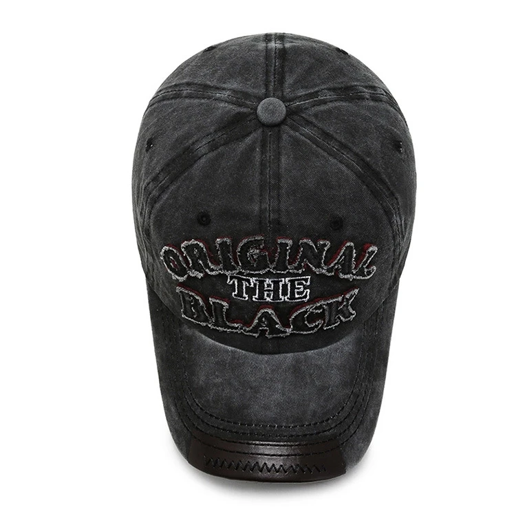 Custom Unconstructred 6 Panel Cap Classic Cotton Adjustable Cap Dad Hat