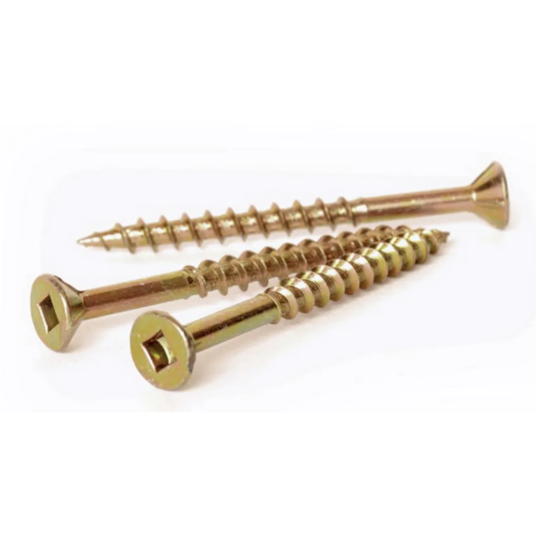 Wholesale DIN7505 Chipboard Screw 8g x 75mm Square Drive Zinc Plated Screw Fasteners Manufacturer