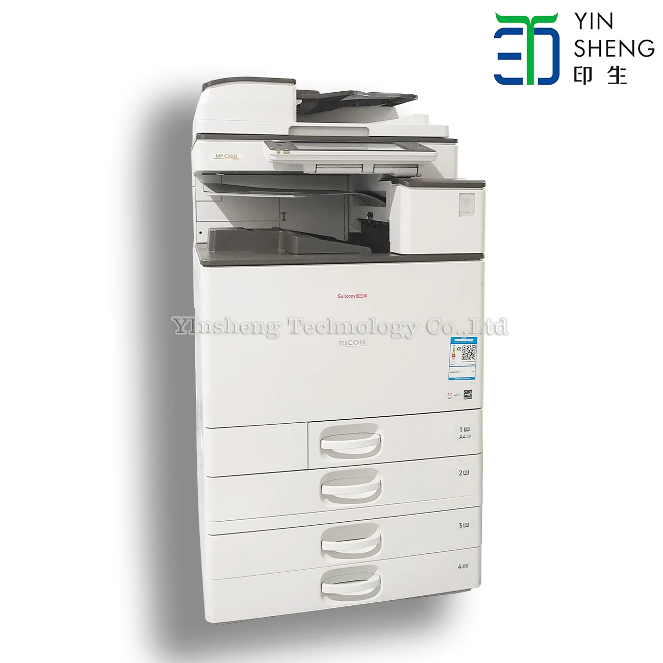 Восстановленный цветной фотокопировальный аппарат A3 для Ricoh Aficio