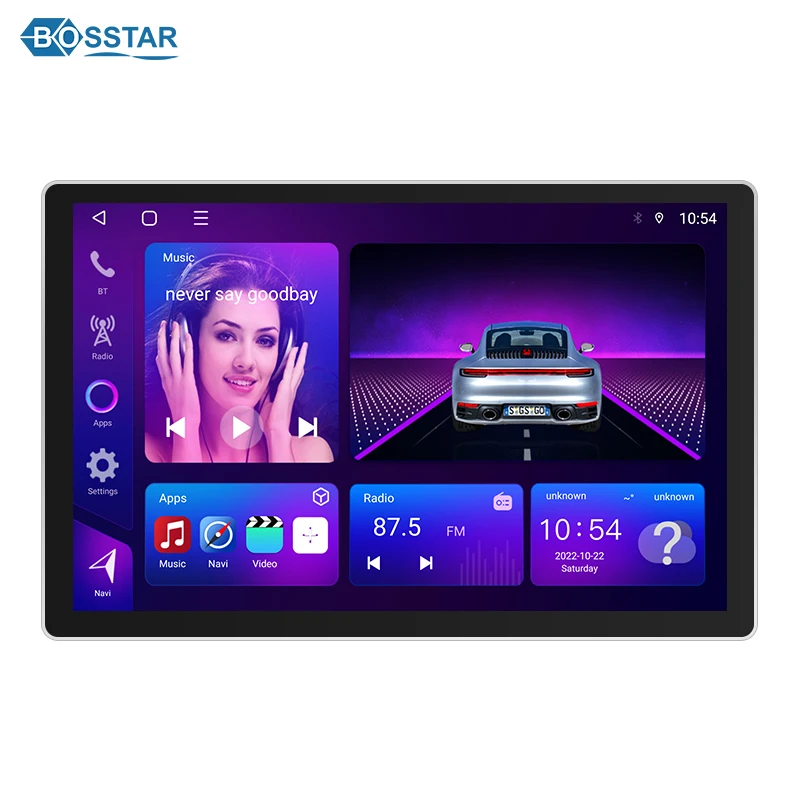 12.3 / 13.3 Inch Universal Android Radio Car Dvd Audio Player With GPS Carplay Autoradio 2DIN Car Stereo