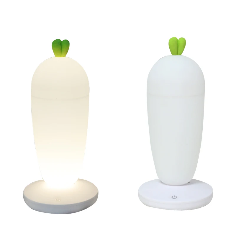 
Carrot Shape Lamp Night light, Bedroom Bedside LED Small Night light 