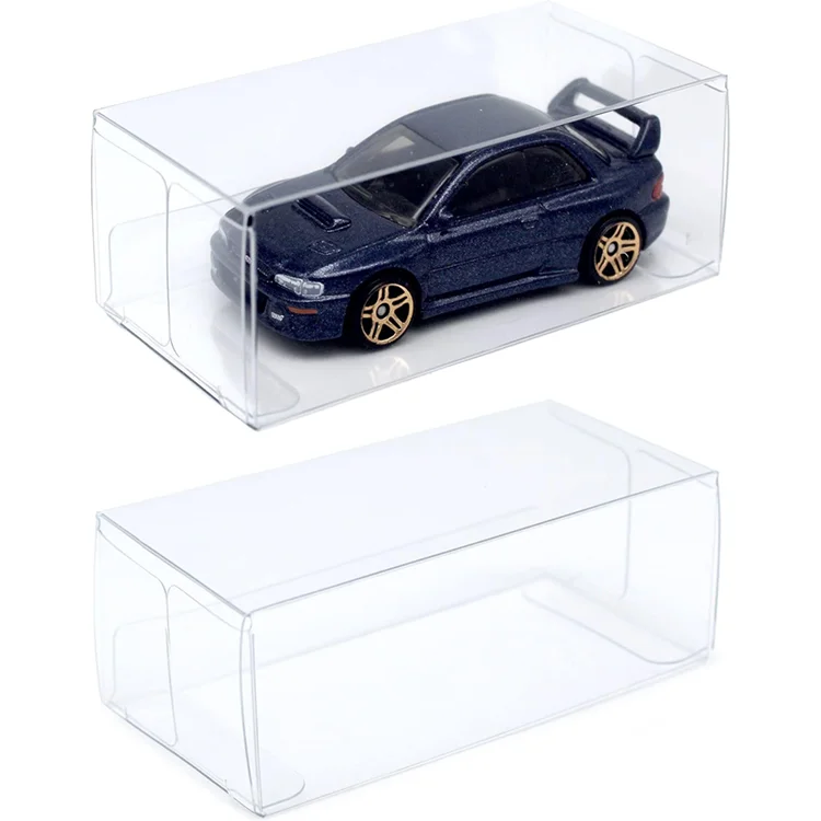 Transparent Hot wheels MatchBox Box Eco-Friendly Crystal Toy Gift Packaging Recycled Materials Clear Box