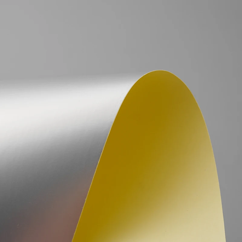 Factory Direct Produce Self Adhesive 50 mic Matte Silver PET Film Sticker Waterproof  Label Film