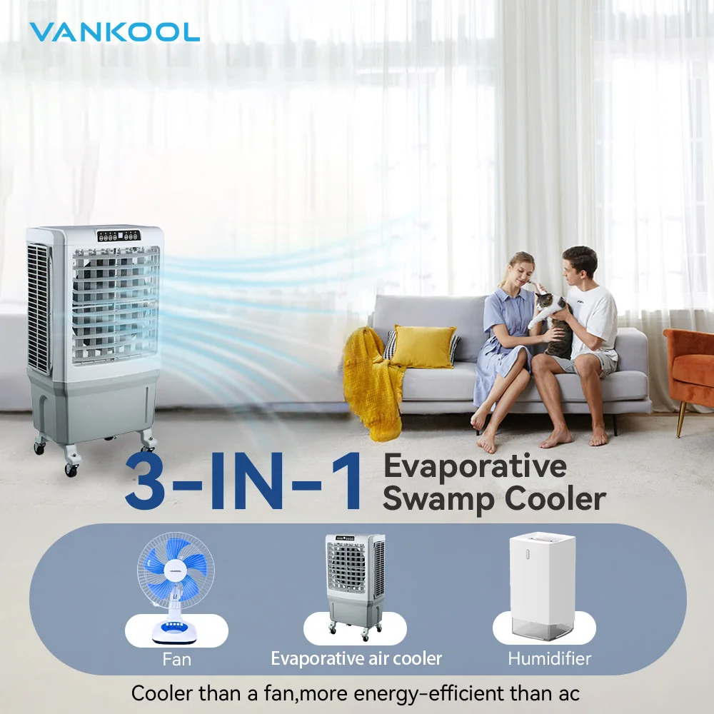 5000m3/h airflow 100% solar 12 volt portable air coolers mobile mist air conditioner fan