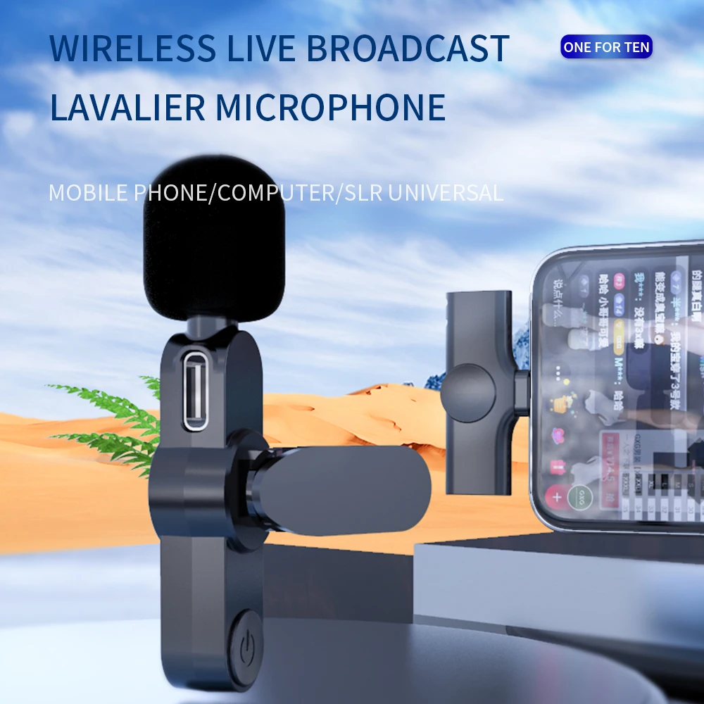 Hot Sale Factory Direct Vlog Professional Wireless For Andriod Microphone