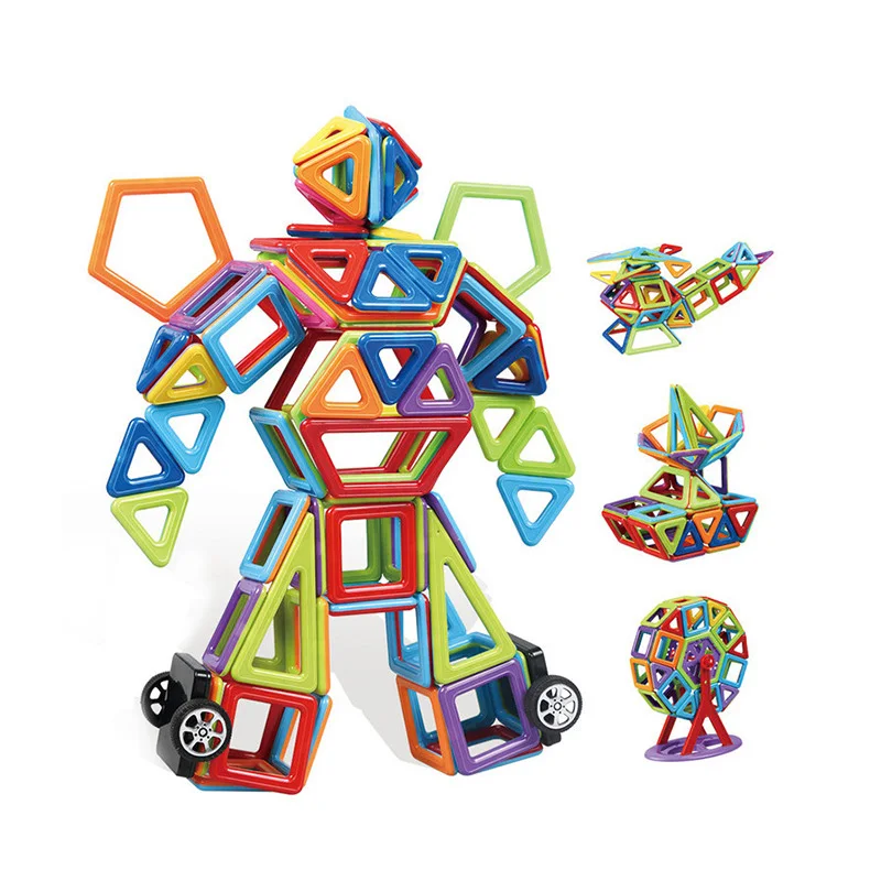 Magnetic Blocks of 3d magnetic cubes building blocks toy tiles for kids