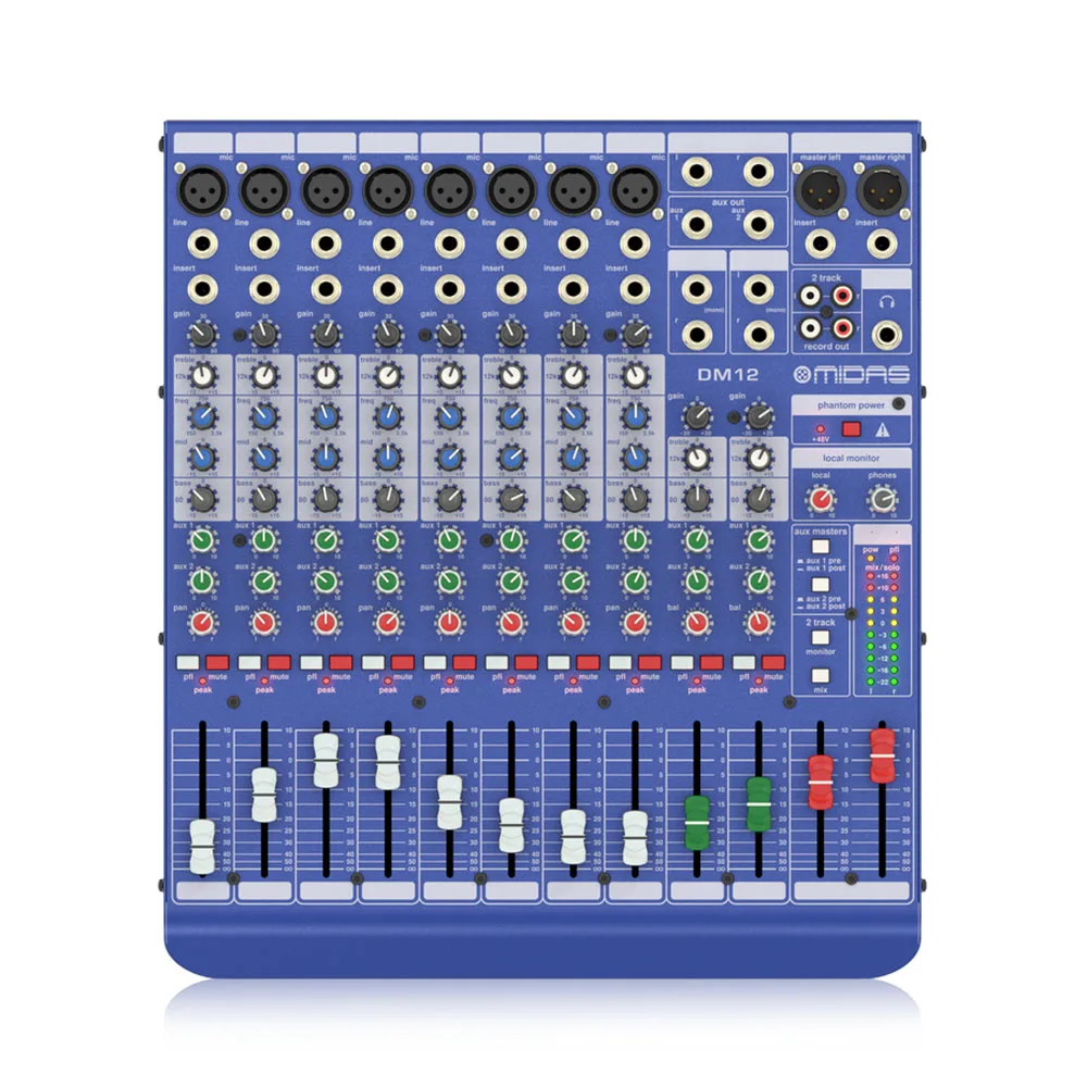 Midas DM12 12-Channel Analog Mixer For Pa System