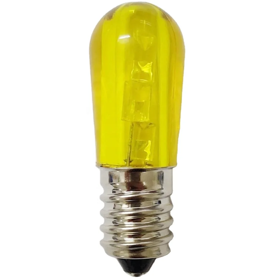 E14 3Leds Papaya Bulbs 12V 24V LED Votive Lamp Christmas Decorative Light