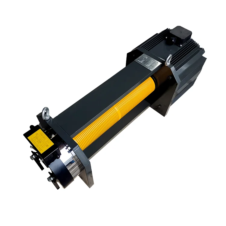 Load 350-700KG elevator gearless traction machine for villa passenger