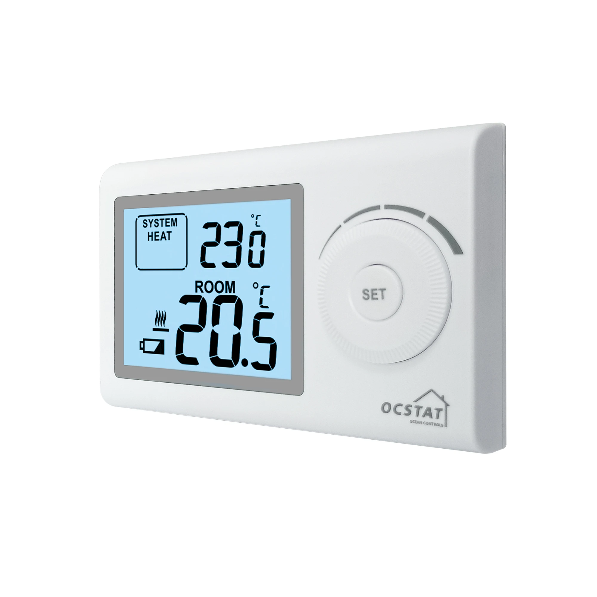 230V Non-Programmable Digital Boiler Heating Smart Wired Electronic Battery Thermostat For Home HCAC System