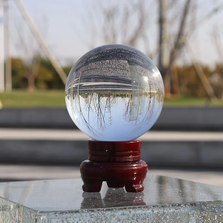 Crystal ball pendant transparent color ball transfer dream glass solid ball