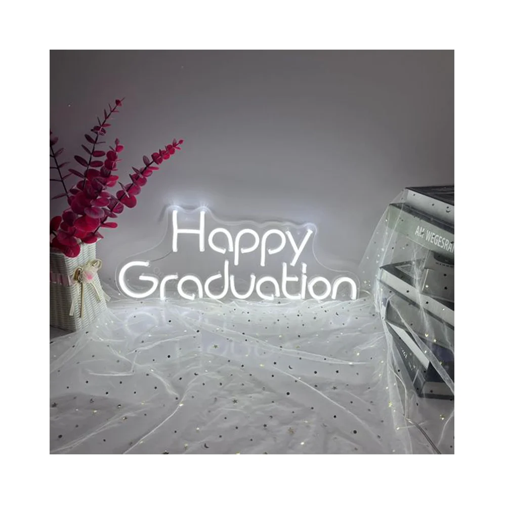 Winbo Dropshipping Custom congrats gard Led Light Neon Sign Custom No MOQ Dropshipping twenty one neon sign