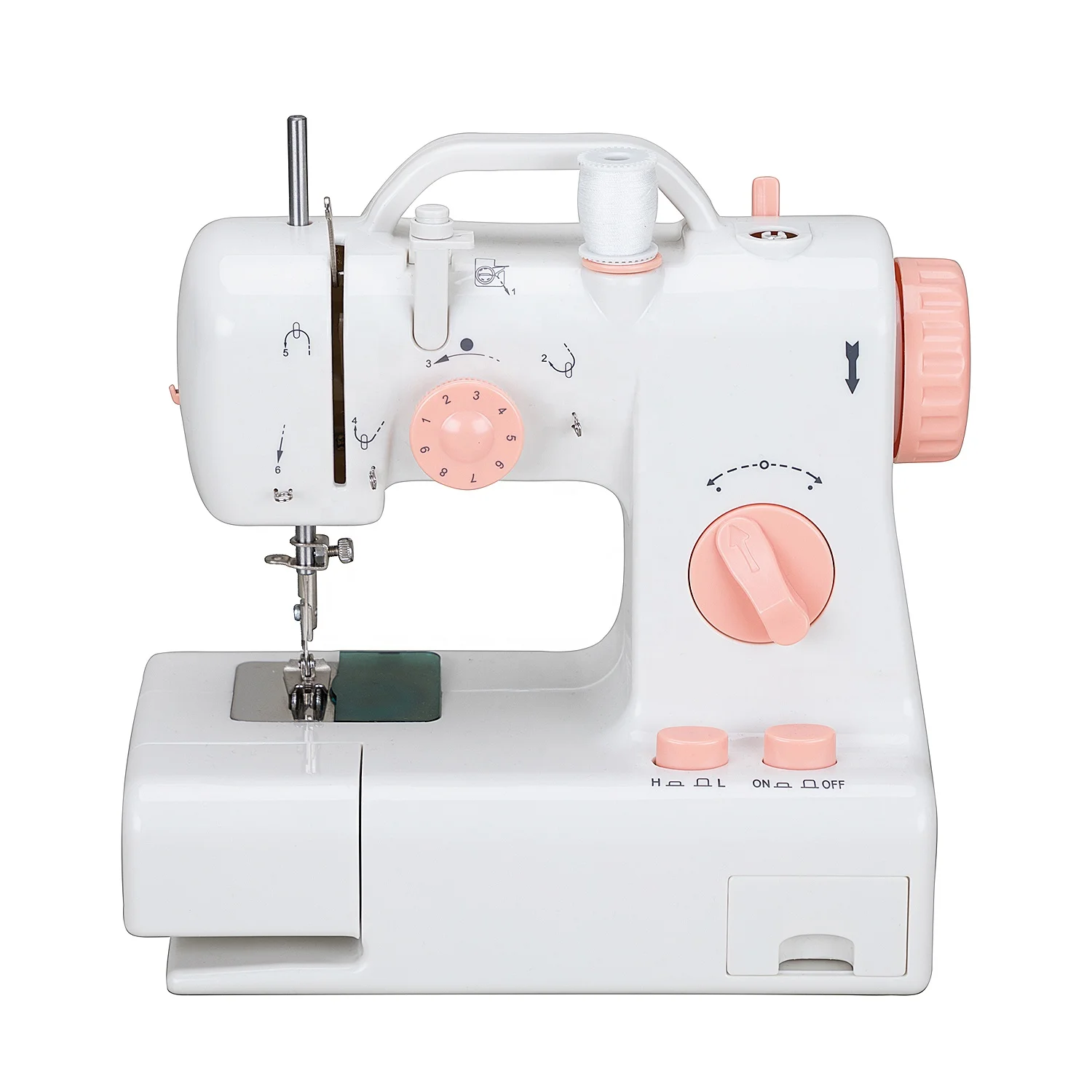 VOF FHSM-318 Cheap unique handbag sewing machines domestic Children toy Mini Electric Portable Sewing Machine