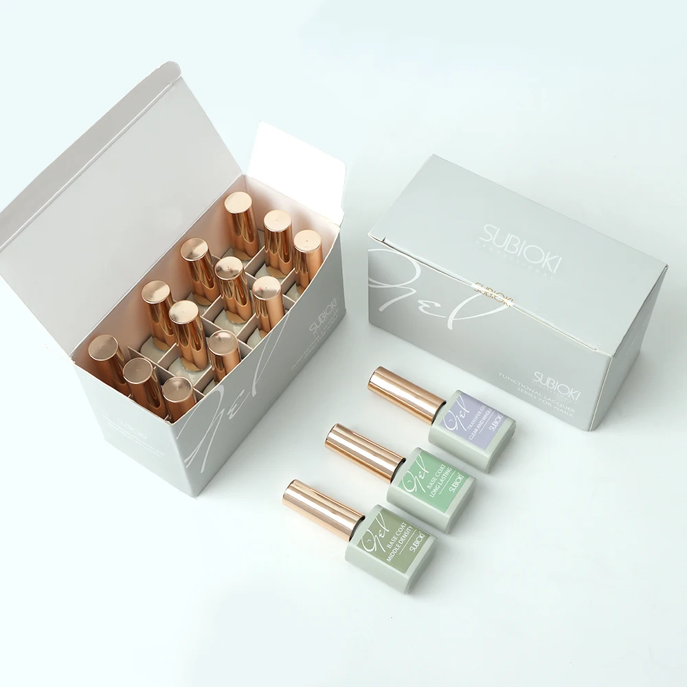 Private Label Nail Multi Functional Gel Polish 15 Options Strong Matte Diamond Top Coat Base Coat