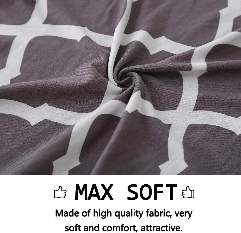 4 шт./упаковка, чехол на обеденный стул, диван для кухни, гостиницы, стола, съемный моющийся Мягкий эластичный чехол на обеденный стул с геометрическим принтом