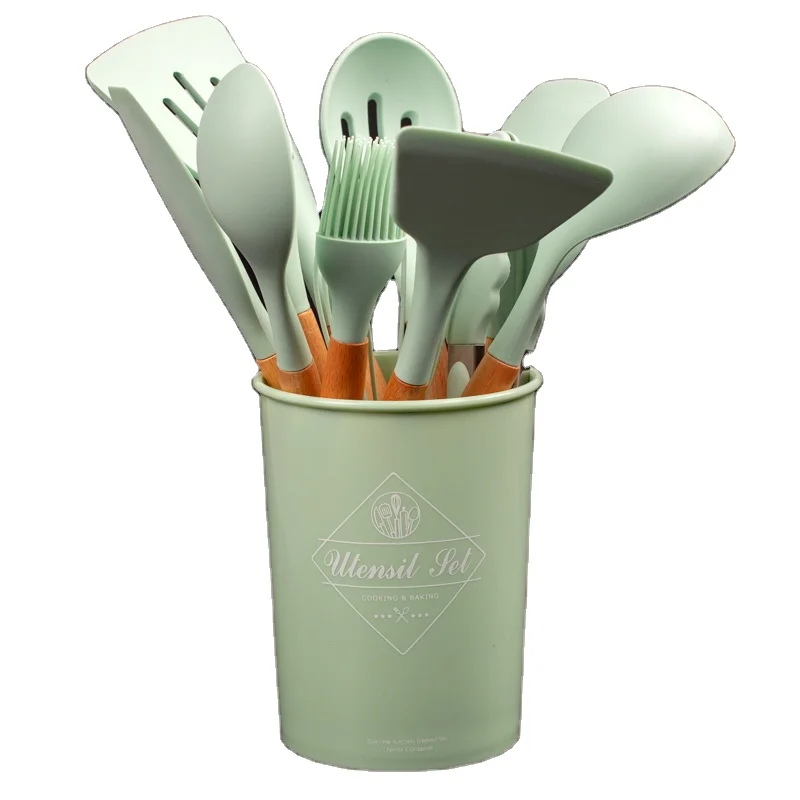Utensil Organizers Silicone Kitchen Utensils Set
