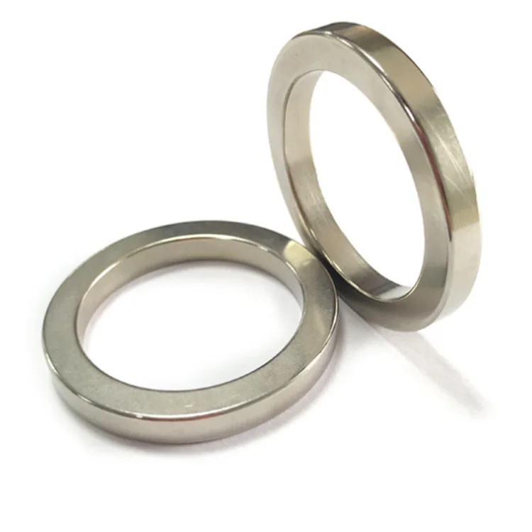 Manufacturer Custom High End Large Speaker Magnet Neodymium Ring Radial Magnetization Ring Magnets